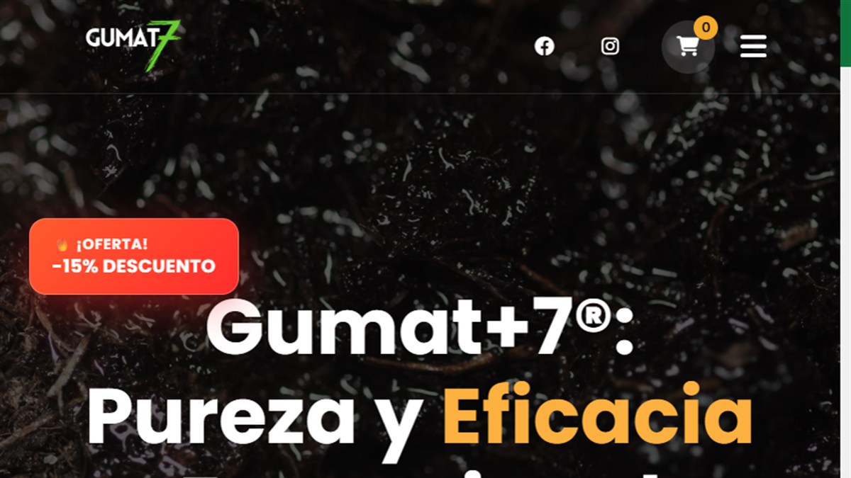 Gumat +7 — bioestimulante y mejorador de suelos